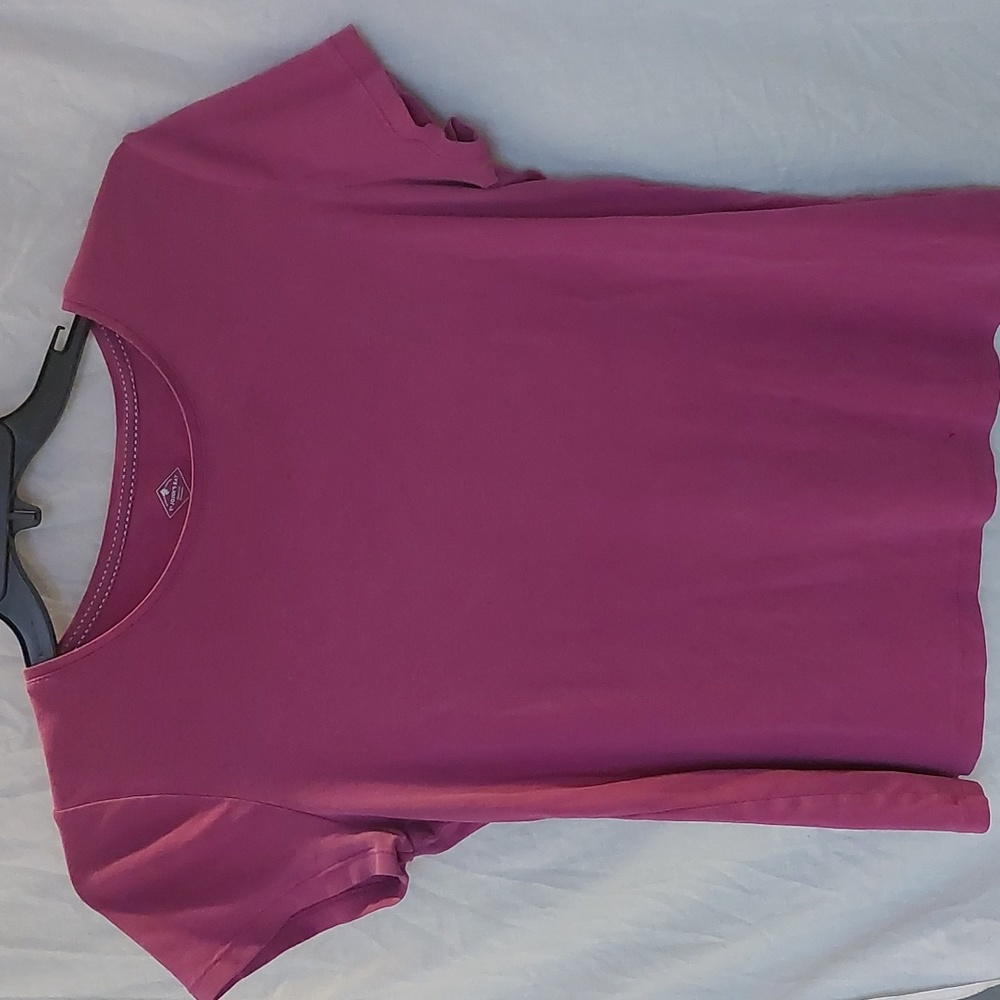 St John's Bay Women's Crew Neck T-shirt Top Short Sleeve